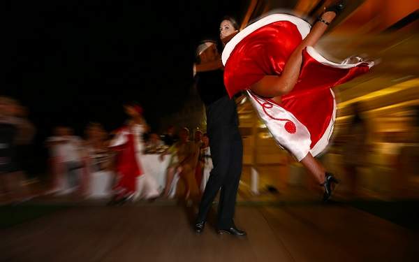 Spanish wedding flamenco dancing